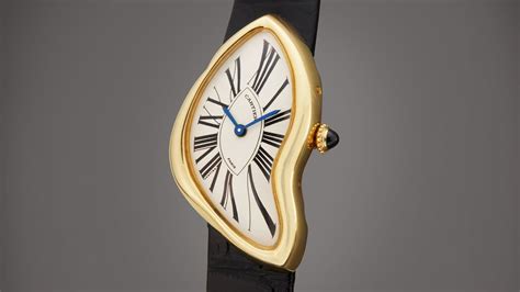 melting clock watch cartier|cartier melting clock watch.